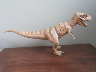 Jurassic Park T - Rex Jp06 Battle Damage Tyrannosaurus Dino Figure W/ Wound Cover