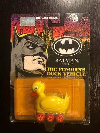 Batman Returns Duck Figure Diecast Metal Ertl