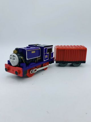 Thomas & Friends Train Engine Trackmaster Motorized Charlie W Red Cargo Boxcar
