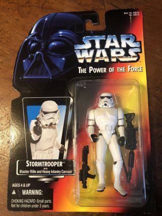 Kenner Star Wars 1995 Power Of The Force Stormtrooper With Red Card