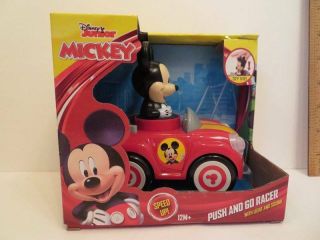 Disney Junior Mickey Mouse Push And Go Racer With Light & Sound