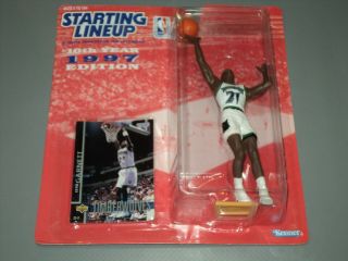 1997 Starting Lineup Kevin Garnett Basketball Action Figure.