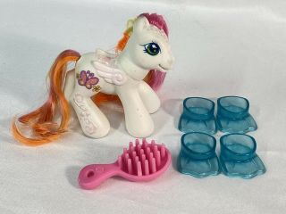 My Little Pony G3 Baby Honolu - Loo Butterfly Island White Pegasus W Accessories