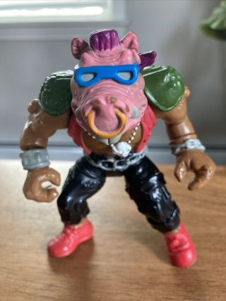 1988 Teenage Mutant Ninja Turtles Tmnt Bebop Vintage Figure