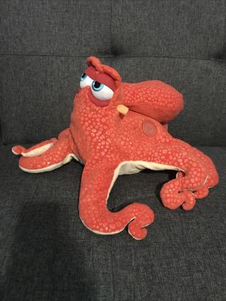 Disney Store Stamped Finding Dory Nemo Hank The Octopus Plush Stuffed Toy 17 "