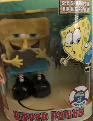 2005 Spongebob Squarepants Rip His Pants Episode 2 Interactive Toy