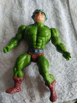 Vintage 1981 Masters Of The Universe Figure Only Motu Man At Arms Soft Head