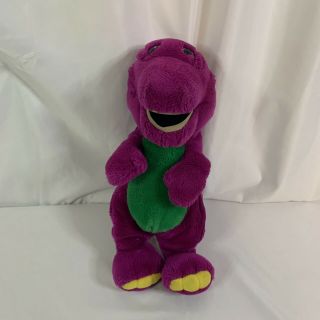 Barney The Purple Dinosaur Plush Toy - Vintage 1992 Lyons 13 Inch Stuffed Animal