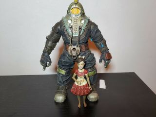 Neca 2009 Bioshock 2 Subject Omega Rare Action Figure With Little Sister 7 "