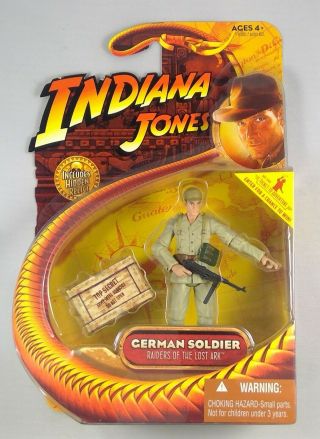2008 Indiana Jones German Soldier Raiders Of The Lost Ark 3.  75 Inch Misb
