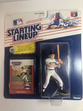 Will Clark San Francisco Giants 1988 Kenner Starting Lineup Action Figure