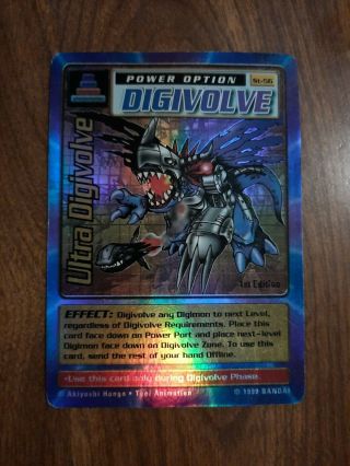 Digimon Card 1st Edition Ultra Digivolve