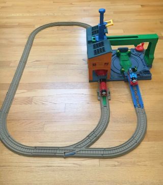 Thomas And Friends Trackmaster Spin And Fix At The Sodor Steamworks W/ Victor