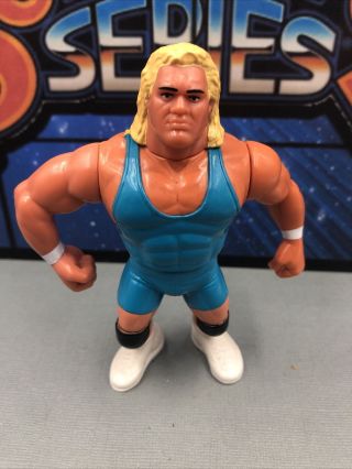 Wwe Wwf Hasbro Mr Perfect Curt Hennig Blue Series 8 Red Card Action