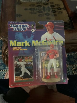 1999 Kenner Starting Lineup Mark Mcgwire St.  Louis Cardinals Mlb Figure Toy