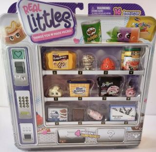 Shopkins Real Littles 16 Pack (4 Hidden Surprises) Vending Machine Series