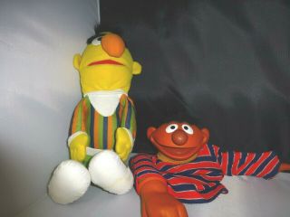 Vintage Muppet Puppets - Bert & Ernie - Sesame Street