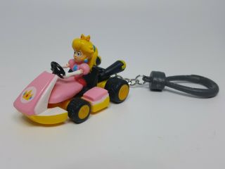 Mario Kart 8 Backpack Buddies Princess Peach Keychain Figure (kart Rolls)