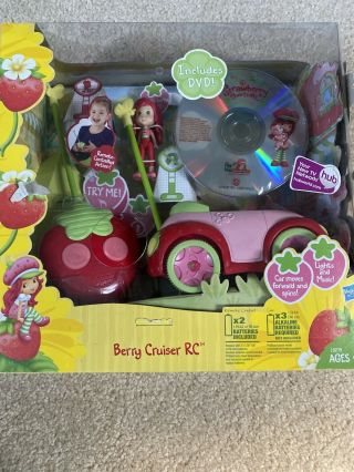 Rare Strawberry Shortcake Rc Berry Cruiser Rc Headlights & Sound Includes Dvd