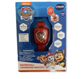 Nickelodeon Paw Patrol Marshall Learning Watch By Vtech -  Game Talk