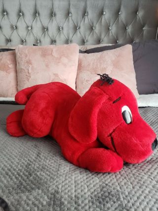 2000 Clifford The Big Red Dog Plush Jumbo Large Stuffed 24 " By Scholastic