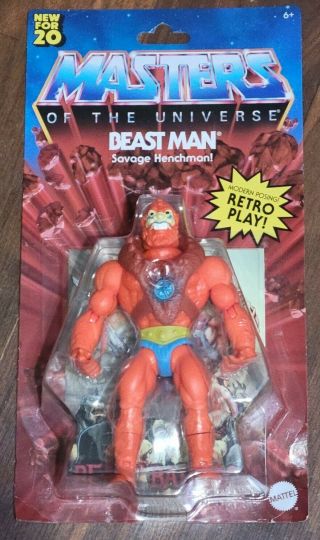 Beast Man Action Figure Motu Retro Play For 20 Masters Of The Universe