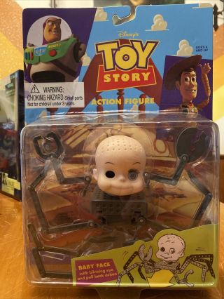 Vintage Disney Pixar Toy Story Baby Face Action Figure Think Way Toys Moc