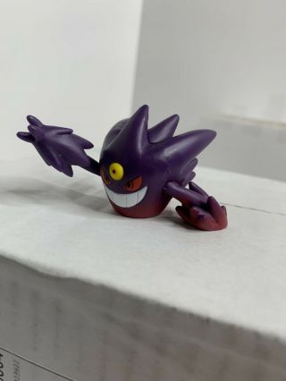 Pokemon Toy Mega Gengar Figure Approx 2 Inches Tall Figure Purple Tomy 2016