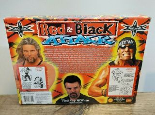 ToyBiz WCW Red & Black Attack Vintage 1999 Hogan,  Bischoff,  & Nash NIB NWO WWF 2