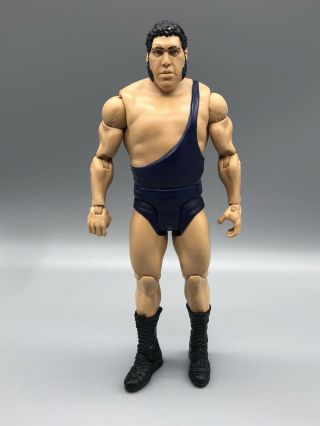 Andre The Giant Wwe Wwf Mattel Figure Blue 8 " Wrestlemania Battle Pack A5
