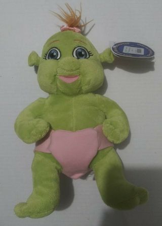 Nwt Build - A - Bear Shrek The Third Baby Ogre Felicia 11” Plush Baby Girl Ogre Rare