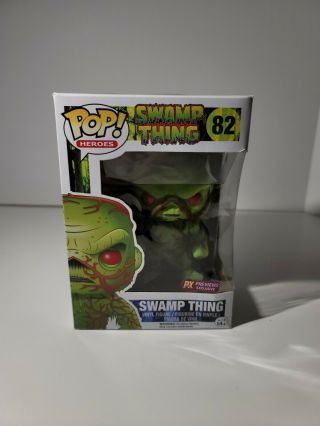 Funko Pop Heroes 82 Swamp Thing Vinyl Px Previews Exclusive Some Box Damage