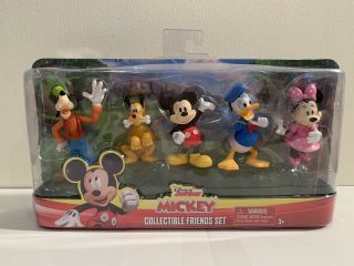 Nib Disney Junior Mickey Mouse Collectible Figure Set Pals 5 Figure Pack 3 " Toy