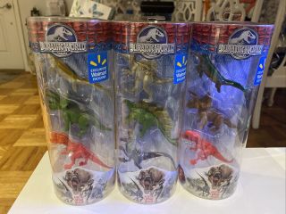 Jurassic World (2015) Dinosaurs 3 - Inch Mini Figure 3 Pack Walmart Exclusive
