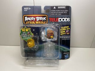Angry Birds Star Wars Telepods 2 - Pack C - 3po & Anakin Skywalker Qr Code Opened