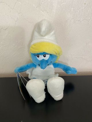 The Smurfs Soft Classic Smurfette Plush Stuffed Animal Toy With Tag Nwt