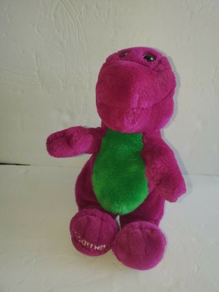 Vintage 1992 Lyons Group 12 " Plush Barney The Purple Dinosaur Doll