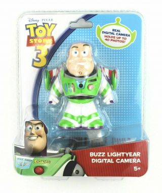 Rare Toy Story 3 Buzz Lightyear Digital Camera Disney Pixar 40 Photos