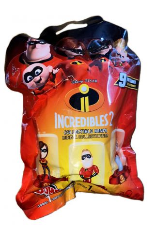 Disney The Incredibles 2 Domez Collectible Mini Figure Blind Bag