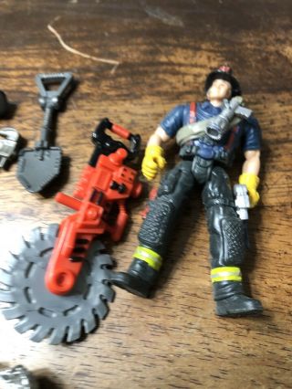 Vintage VERY RARE CHAP MEI RESCUE SQUAD Fire Fighter Playset B 2