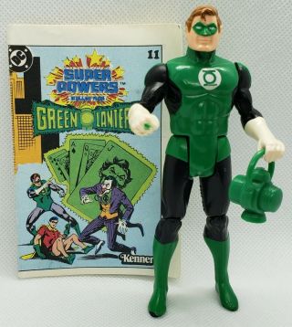 Vintage 1984 Kenner Powers Green Lantern 100 Complete Action Figure