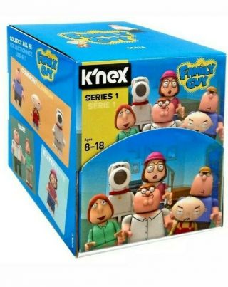Family Guy K ' nex Series 1 Blind Mystery Buildable Figure Bags x 5 3