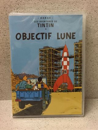 Dvd Les Aventures De Tintin Objectif Lune / Hergé [neuf Sous Blister]