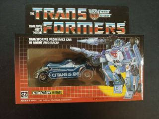 Transformers G1 Autobot Mirage Misb Ab2