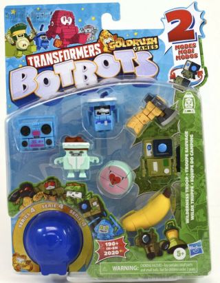 Transformers Toys Botbots Wilderness Troop 8 - Pack Mini Robot Set Series 4 -