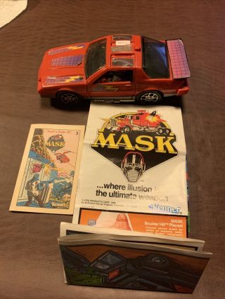 Vintage 1986 Mask Thunderhawk 99 Complete W Matt Trakker (missing One Bomb)