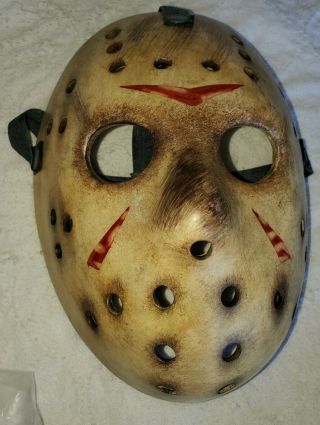 Neca Friday The 13th Part 3 Iii Jason Voorhees Hockey Mask Prop Movie Rep.  L@@k