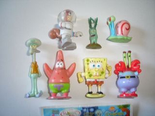 Spongebob Squarepants With Sandy 2005 Kinder Surprise Figures Set - Figurines