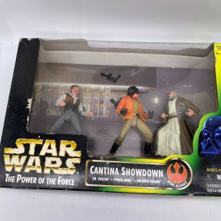 1997 Star Wars Potf Cantina Showdown Cinema Scene Missing Lightsaber