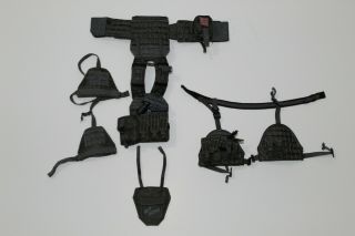 1/6 Scale Mse Zert Sully Gray Molle Plate Carrier Vest And Belt Set